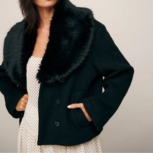 NWT Reformation Scarlet Jacket - Black